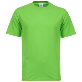 Fruit of the Loom/Jerzees Mens 3 Pack T Shirts   Medium   Grey/Black/Lime      Clothing