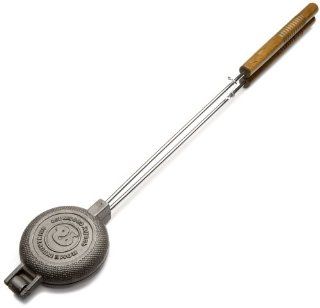Rome's #1805 Round Pie Iron with Steel and Wood Handles Kitchen & Dining