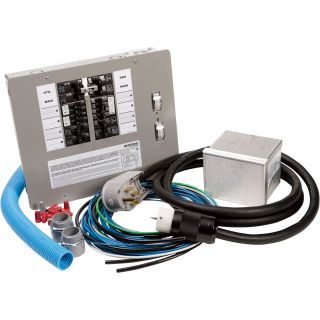 Generac Indoor Transfer Switch — 50 Amps, Expands to 16 Circuits, Model# 6296  Generator Transfer Switches