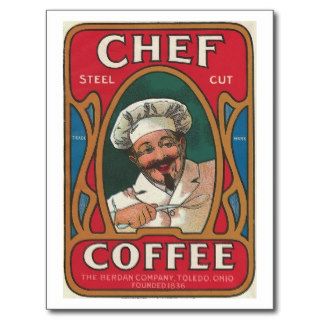 Vintage Coffee Advertising Postcard