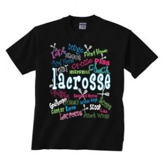 Lacrosse   LAX Graffiti   Short Sleeve T Shirt Clothing