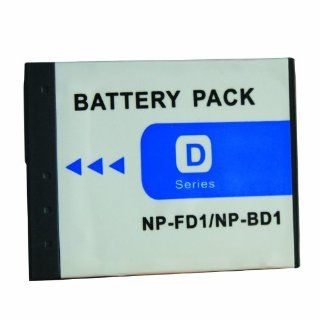 High Capacity InfoLithium NP BD1 / NP FD1 Replacement Lithium Ion Battery for Sony Cyber Shot DSC G3 DSC T2 DSC T70 DSC T75 DSC T77 DSC T200 DSC T300 DSC T500 DSC T700 Digital Cameras  Camera & Photo