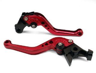 Red 1 Pair of Short CNC Adjustable Motorcycle Brake & Clutch Levers OEM Style 6 Position Fit For Honda CBR 600 F2, F3, F4, F4i 1991 2007(H 626/F 18)  Bike Brake Levers  Sports & Outdoors