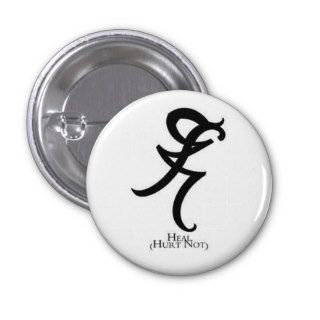 Heal Rune Mortal Instruments Pinback Button