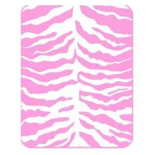 Regal Comfort Pink Zebra Print Acrylic Mink Crib Baby Blanket  Nursery Bed Blankets  Baby
