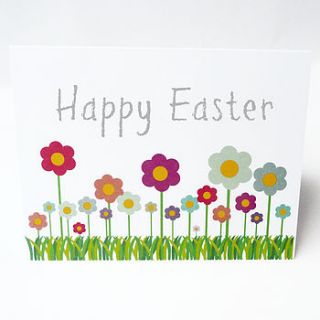 happy easter daisies pack of six by spotty n stripy