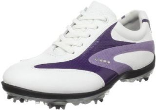 ECCO Women's Casual Cool Hydromax Golf Shoe,White/Imperial Purple/Light Purple,36 EU/5 5.5 M US Shoes