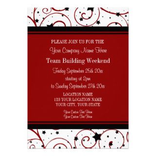 Corporate Team Building Event Invitations