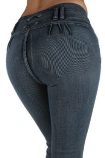 Style D644   High Waist Colombian Design Butt lift, Levanta Cola, Skinny Jeans in Washed Dark Blue Size 00