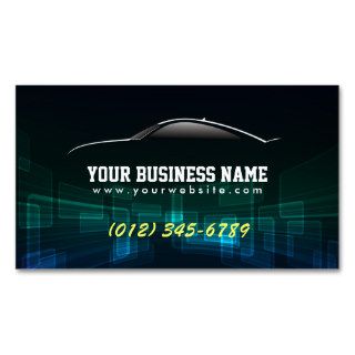 Cool Auto Trade Black business card