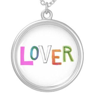 Lover partner girlfriend boyfriend spouse word art personalized necklace