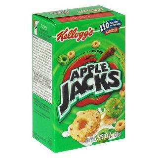 Apple Jacks Cereal Individuals, 0.95 Ounce Boxes (Pack of 70)  Cereal Kellogg S Apple Jack  Grocery & Gourmet Food