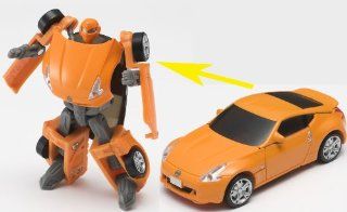 Diarobo   DR 0001 Transforming NISSAN Fairlady Z (Orange) Zeroid Toys & Games