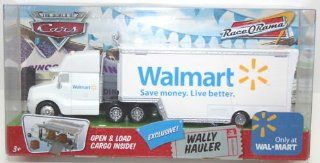 Disney Cars Wally  Wal Mart Hauler Truck 155 Scale Mattel Race O Rama Edition Mattel Toys & Games