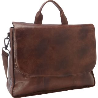 Dr. Koffer Fine Leather Accessories Rustic Laptop Messenger w/ Handle