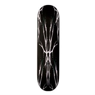 Tribal Deer Skull Tattoo Skateboard Deck   black