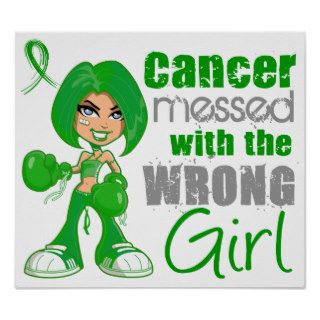 Bile Duct Cancer Messed With Wrong Girl Print