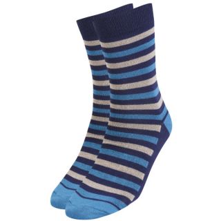 Green Treat Mens 3 Pack Sock Gift Set   Blue   One Size      Mens Clothing