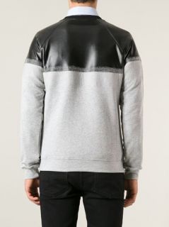 Msgm Contrast Panel Sweatshirt   Bonvicini