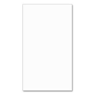 Plain White Background Business Card Templates