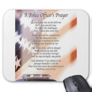 A Police Officer's Prayer Mouse Mat