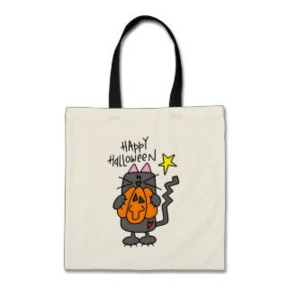 Happy Halloween Black Cat Trick Or Treat Bag
