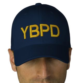 YBPD YORK BEACH ME. POLICE DEPARTMENT MONOGRAM EMBROIDERED BASEBALL CAP