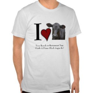 I heart Black Angus Beef Tee Shirts