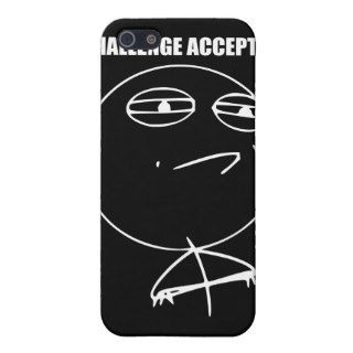 Challenge Accepted   Black Cases For iPhone 5