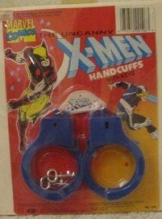 1991 MARVEL COMICS THE UNCANNY X MEN WOLVERINE & CYCLOPS HANDCUFFS WITH KEYS Toys & Games