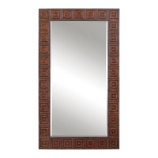 Global Direct 41.25 in x 71 in Copper Bronze Rectangular Framed Wall Mirror