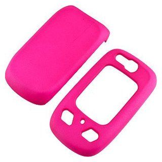 Hot Pink Rubberized Protector Case for Samsung Convoy 2 SCH U660 Cell Phones & Accessories