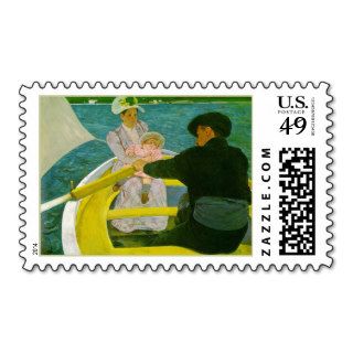 The Boating Party, Mary Cassatt Postage Stamps
