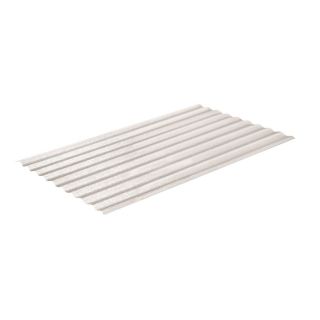 Sequentia 10 ft x 26 in White Corrugated Fiberglass Roof Panel