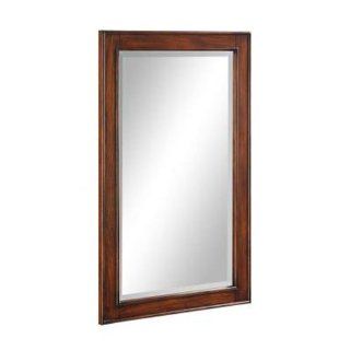 Shop Belle Foret BF80607 32 in. L x 20 in. W Wall Vanity Mirror Dark Oak at the  Home D�cor Store. Find the latest styles with the lowest prices from Belle Foret