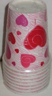 Valentine's Day Paper Cups with Hearts Toys & Games