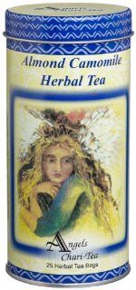 Linde Lane Angels Chari Tea, Almond Camomile Herbal Tea, 25 Count Tea Bags (Pack of 2)  Herbal Remedy Teas  Grocery & Gourmet Food