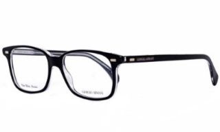 Giorgio Armani GA 807 Eyeglasses   Black Crystal (7C5) Men Shoes