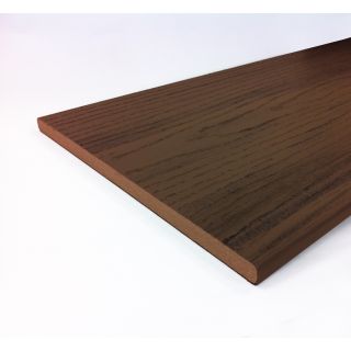 Style Selections Beechwood Brown Composite Deck Trim Board (Common 1/2 in x 12 in x 8 ft; Actual 1/2 in x 12 in x 96 in)