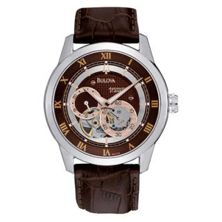 Mens Bulova BVA Series Automatic Watch with Brown Dial (Model 96A120