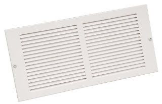 Imperial Manufacturing RG0418 White Sidewall Grille, 14 Inch by 6 Inch   Heating Vents  