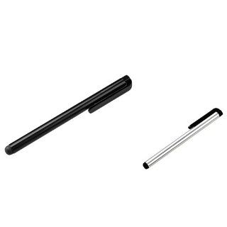 eForCity 3x Black Stylus + 3x Silver Pen Compatible with Samsung Galaxy S III i9300 S 4 IV i9500 D710 Cell Phones & Accessories