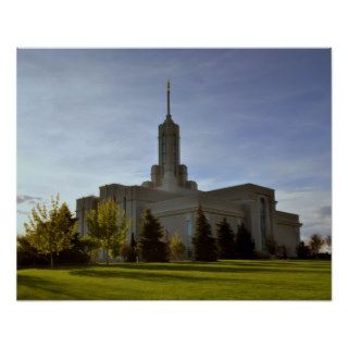 Mt. Timpanogos  LDS Temple American Fork, Utah Print