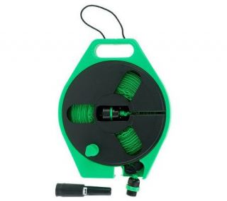 HydroHose 40 Compact Watering Hose with Spray Nozzle & Reel —