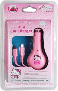 Hello Kitty Usb Car Charger For Nintendo Ds / Dsi      Games Accessories