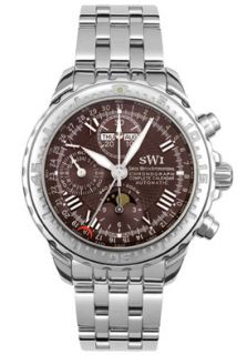 Swiss Watch International A9259.S.BR.S P  Watches,Mens Limited Edition Automatic Chronograph Stainless Steel, Chronograph Swiss Watch International Automatic Watches