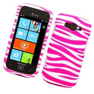 Boundle Accessory for At&t Samsung Focus 2 i667   Pink Zebra Designer Hard Case Protector Cover + Lf Stylus Pen + Lf Screen Wiper Cell Phones & Accessories