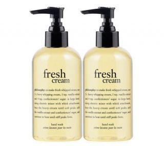 philosophy fresh cream hand wash duo —