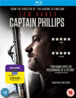 Captain Phillips   Mastered in 4K Edition (Includes UltraViolet Copy)      Blu ray