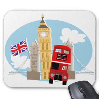 London Montage Mouse Pads